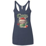 T-Shirts Vintage Navy / X-Small Cats Football Women's Triblend Racerback Tank