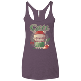 T-Shirts Vintage Purple / X-Small Cats Football Women's Triblend Racerback Tank