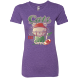 T-Shirts Purple Rush / S Cats Football Women's Triblend T-Shirt