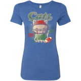 T-Shirts Vintage Royal / S Cats Football Women's Triblend T-Shirt