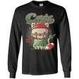 T-Shirts Black / YS Cats Football Youth Long Sleeve T-Shirt