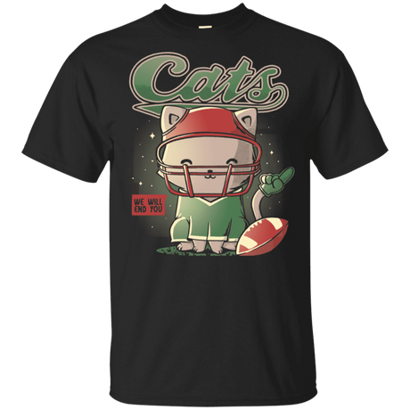 T-Shirts Black / YXS Cats Football Youth T-Shirt