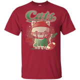 T-Shirts Cardinal / YXS Cats Football Youth T-Shirt