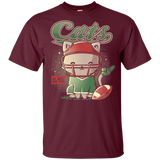 T-Shirts Maroon / YXS Cats Football Youth T-Shirt