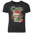 T-Shirts Vintage Black / YXS Cats Football Youth Triblend T-Shirt
