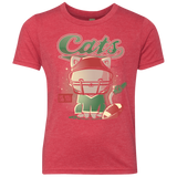 T-Shirts Vintage Red / YXS Cats Football Youth Triblend T-Shirt