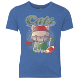 T-Shirts Vintage Royal / YXS Cats Football Youth Triblend T-Shirt