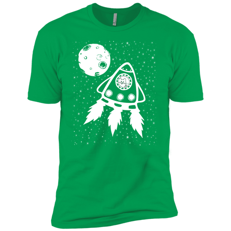 T-Shirts Kelly Green / YXS Catstronaut Boys Premium T-Shirt