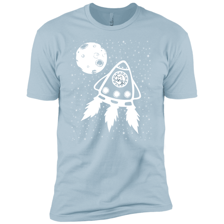 T-Shirts Light Blue / YXS Catstronaut Boys Premium T-Shirt