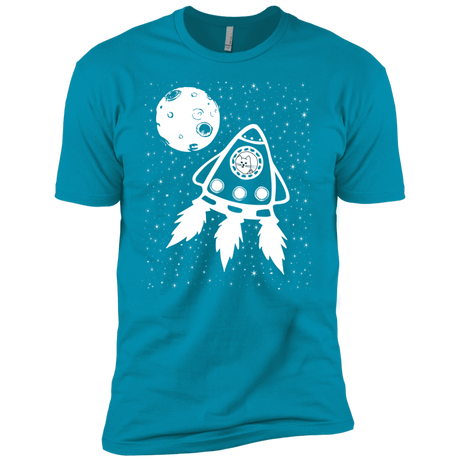 T-Shirts Turquoise / YXS Catstronaut Boys Premium T-Shirt