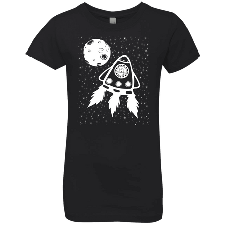 T-Shirts Black / YXS Catstronaut Girls Premium T-Shirt