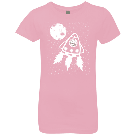 T-Shirts Light Pink / YXS Catstronaut Girls Premium T-Shirt