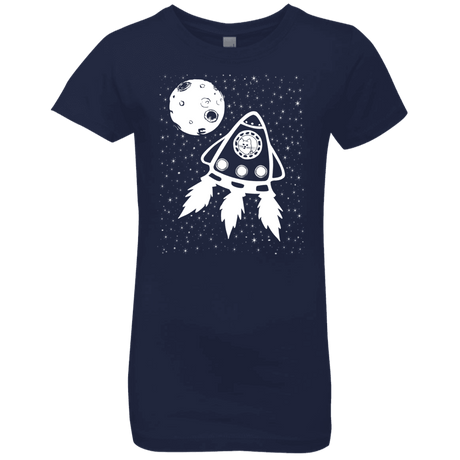 T-Shirts Midnight Navy / YXS Catstronaut Girls Premium T-Shirt