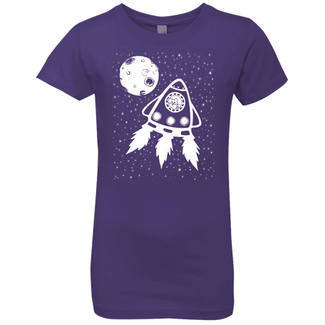 T-Shirts Purple Rush / YXS Catstronaut Girls Premium T-Shirt
