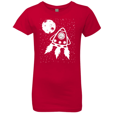 T-Shirts Red / YXS Catstronaut Girls Premium T-Shirt