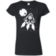 T-Shirts Black / S Catstronaut Junior Slimmer-Fit T-Shirt