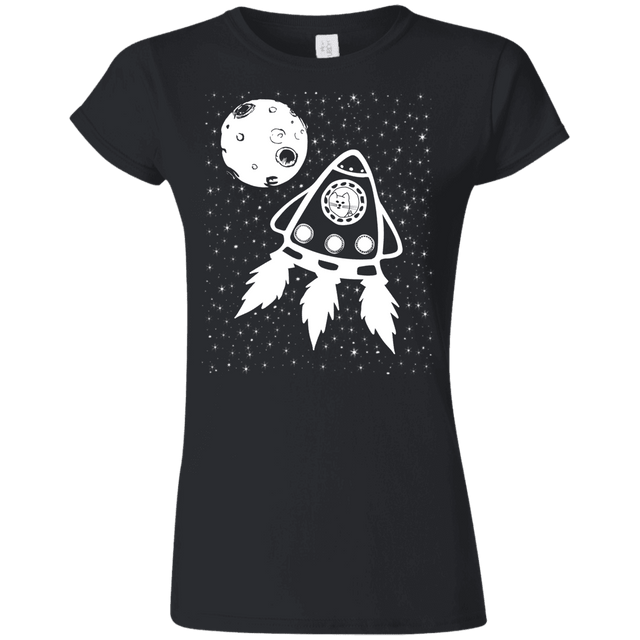 T-Shirts Black / S Catstronaut Junior Slimmer-Fit T-Shirt