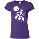 T-Shirts Purple / S Catstronaut Junior Slimmer-Fit T-Shirt