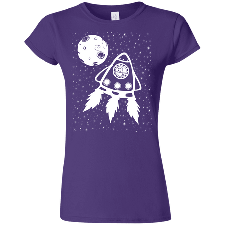 T-Shirts Purple / S Catstronaut Junior Slimmer-Fit T-Shirt