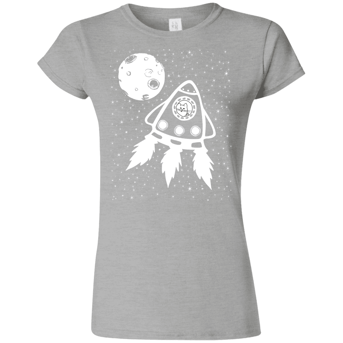 T-Shirts Sport Grey / S Catstronaut Junior Slimmer-Fit T-Shirt