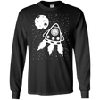 T-Shirts Black / S Catstronaut Men's Long Sleeve T-Shirt