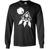 T-Shirts Black / S Catstronaut Men's Long Sleeve T-Shirt