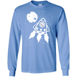 T-Shirts Carolina Blue / S Catstronaut Men's Long Sleeve T-Shirt