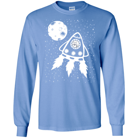 T-Shirts Carolina Blue / S Catstronaut Men's Long Sleeve T-Shirt