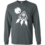 T-Shirts Dark Heather / S Catstronaut Men's Long Sleeve T-Shirt