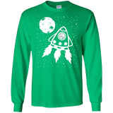 T-Shirts Irish Green / S Catstronaut Men's Long Sleeve T-Shirt