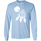 T-Shirts Light Blue / S Catstronaut Men's Long Sleeve T-Shirt