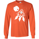 T-Shirts Orange / S Catstronaut Men's Long Sleeve T-Shirt