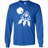 T-Shirts Royal / S Catstronaut Men's Long Sleeve T-Shirt