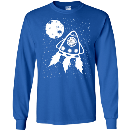 T-Shirts Royal / S Catstronaut Men's Long Sleeve T-Shirt