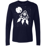 T-Shirts Midnight Navy / S Catstronaut Men's Premium Long Sleeve