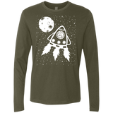 T-Shirts Military Green / S Catstronaut Men's Premium Long Sleeve