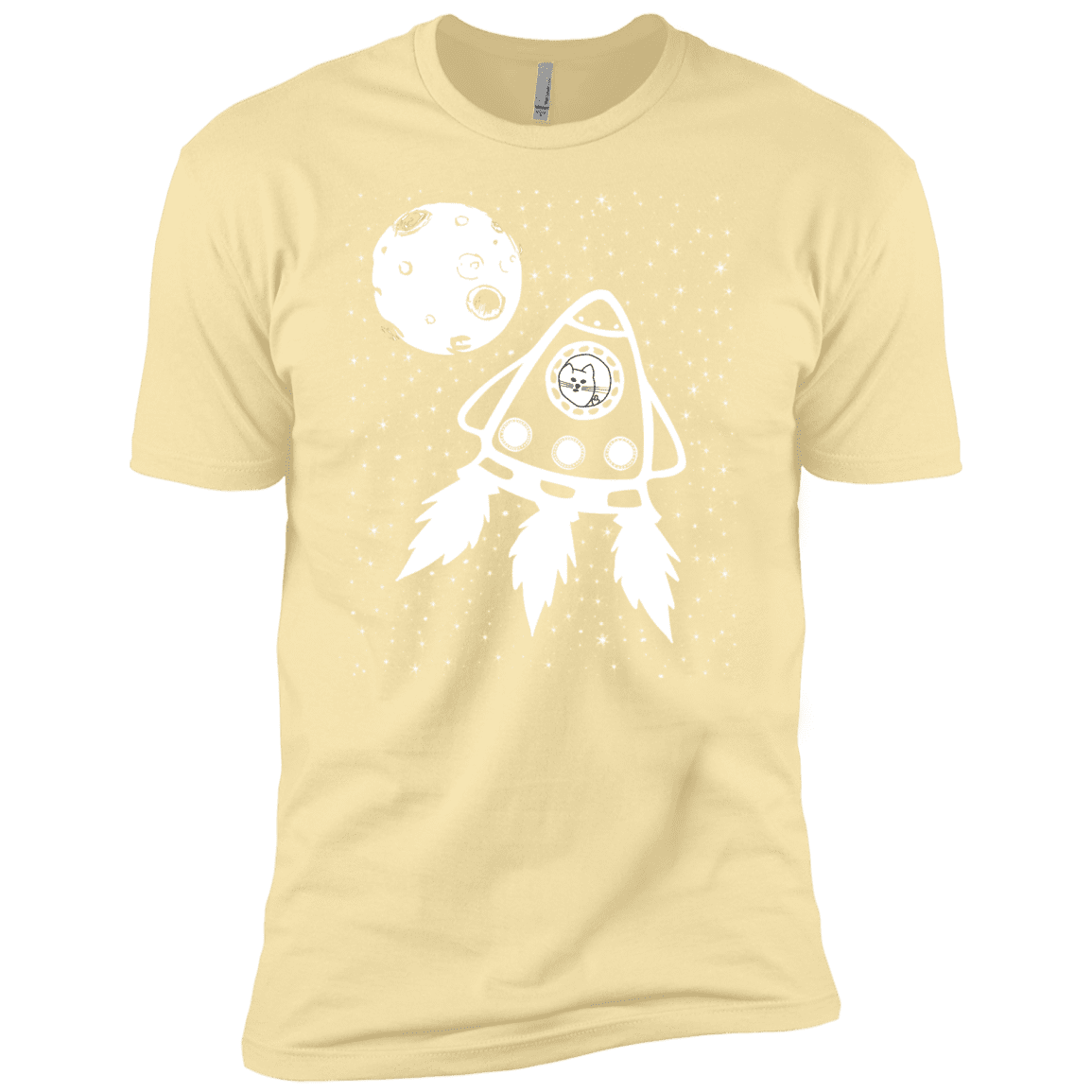 T-Shirts Banana Cream / X-Small Catstronaut Men's Premium T-Shirt