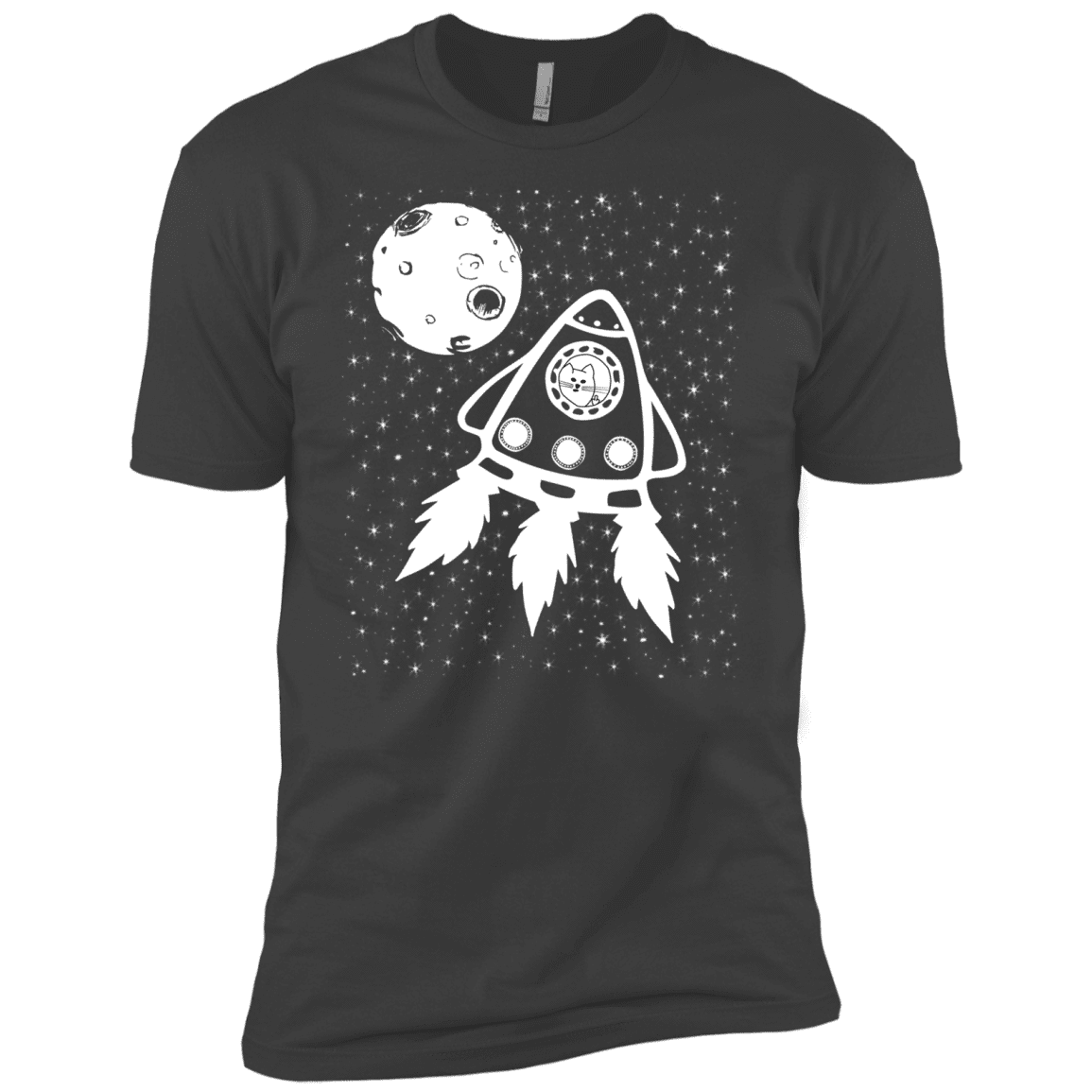 T-Shirts Heavy Metal / X-Small Catstronaut Men's Premium T-Shirt