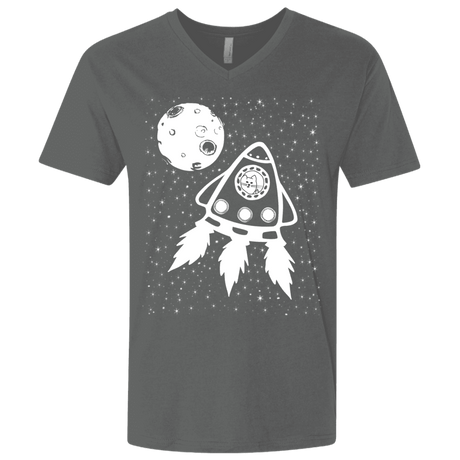 T-Shirts Heavy Metal / X-Small Catstronaut Men's Premium V-Neck