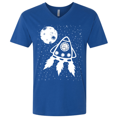 T-Shirts Royal / X-Small Catstronaut Men's Premium V-Neck
