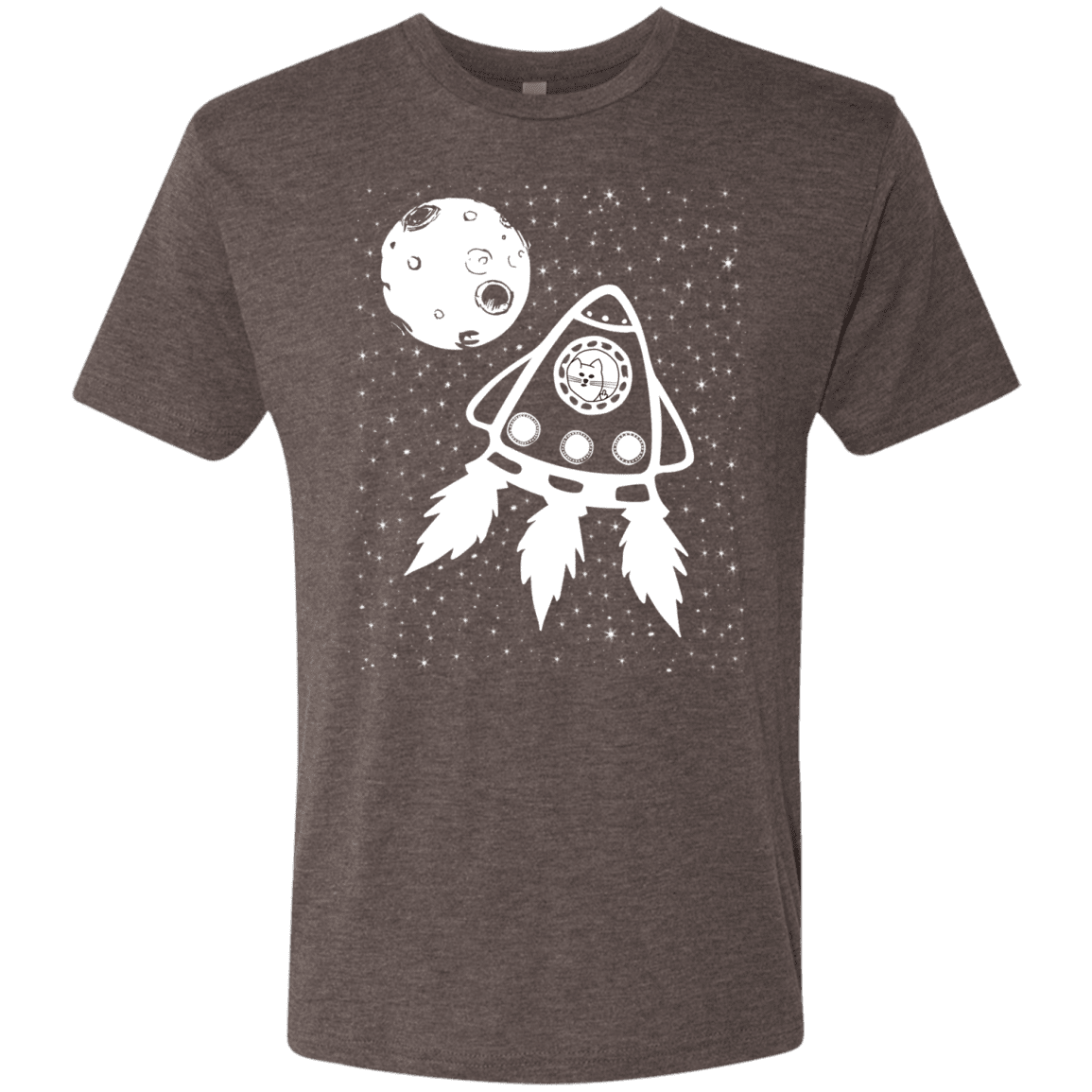 T-Shirts Macchiato / S Catstronaut Men's Triblend T-Shirt