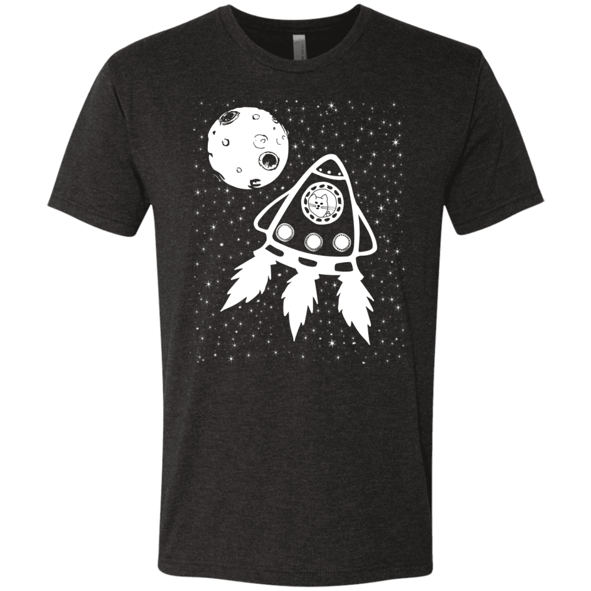 T-Shirts Vintage Black / S Catstronaut Men's Triblend T-Shirt