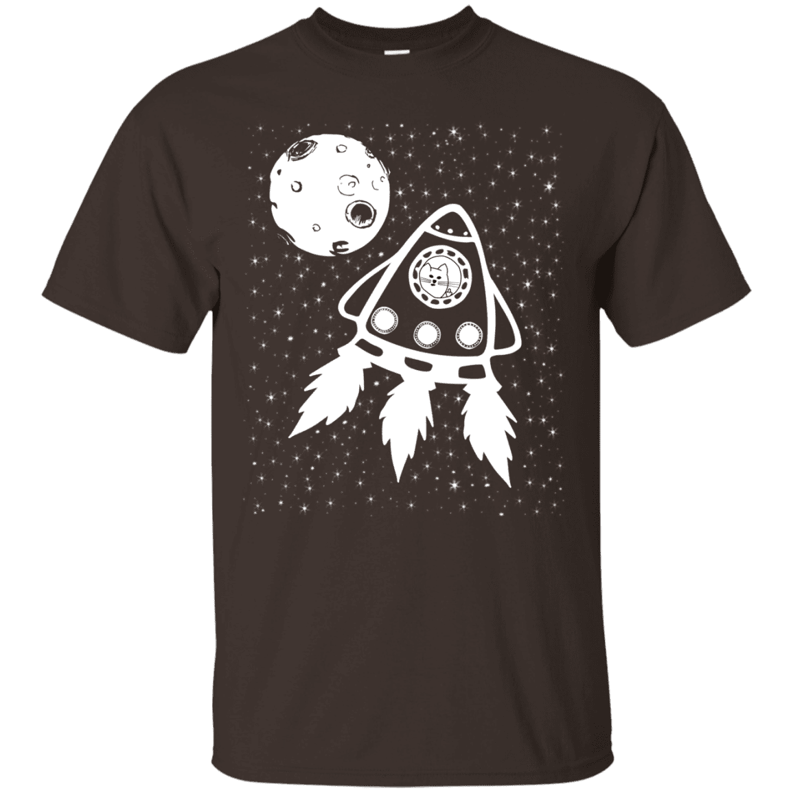 T-Shirts Dark Chocolate / S Catstronaut T-Shirt