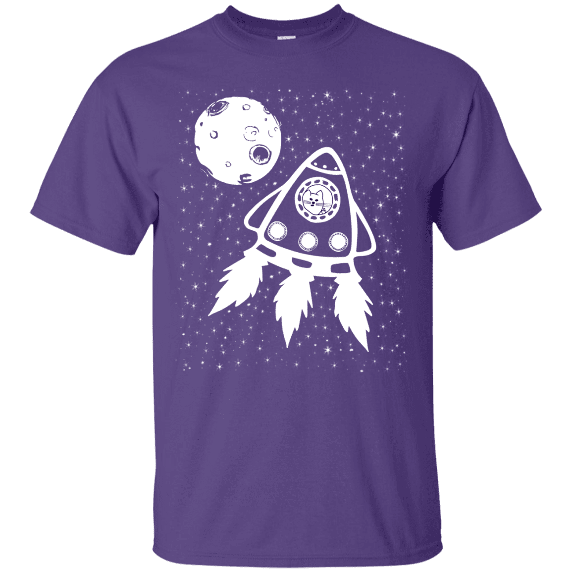 T-Shirts Purple / S Catstronaut T-Shirt