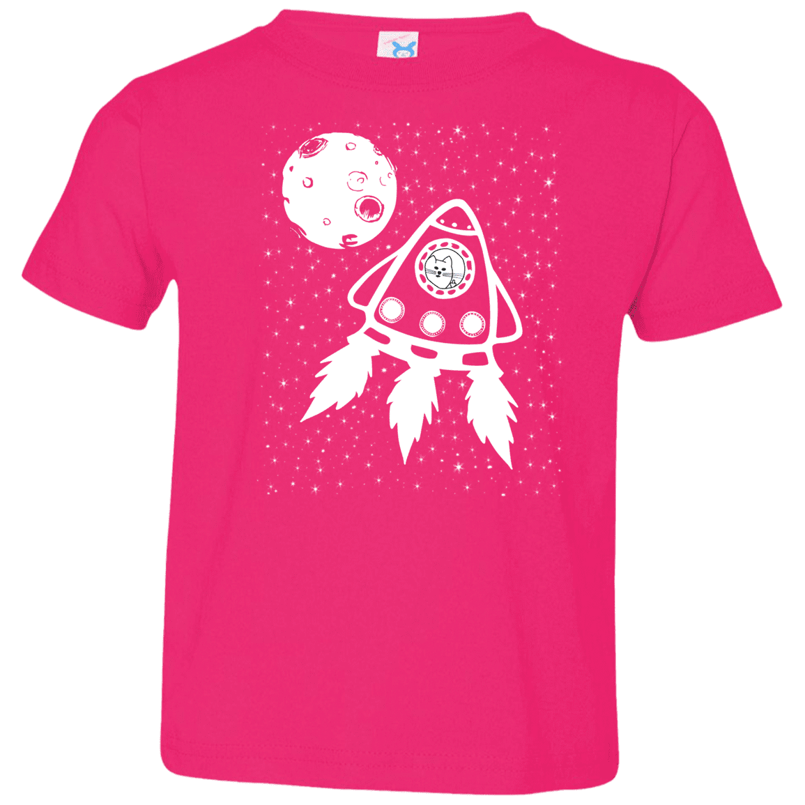 T-Shirts Hot Pink / 2T Catstronaut Toddler Premium T-Shirt