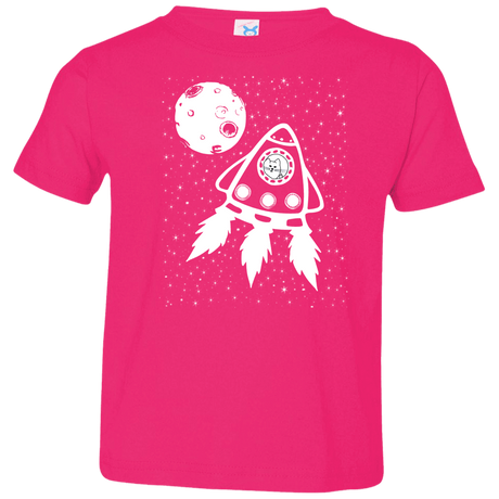 T-Shirts Hot Pink / 2T Catstronaut Toddler Premium T-Shirt