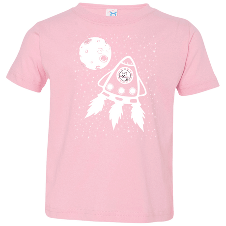 T-Shirts Pink / 2T Catstronaut Toddler Premium T-Shirt