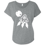 T-Shirts Premium Heather / X-Small Catstronaut Triblend Dolman Sleeve