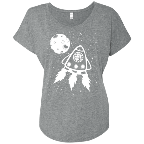 T-Shirts Premium Heather / X-Small Catstronaut Triblend Dolman Sleeve