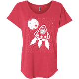 T-Shirts Vintage Red / X-Small Catstronaut Triblend Dolman Sleeve